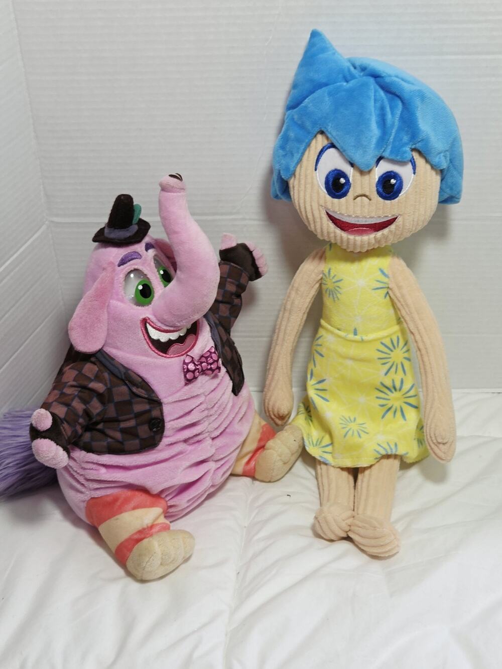 Disney Pixar INSIDE OUT Bing Bong Talks & JOY Plush Doll Retired Discontinued